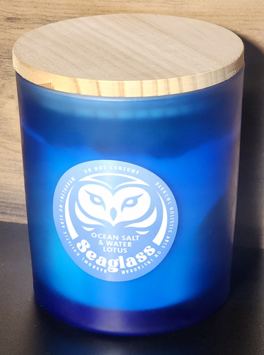 Seaglass Candle
